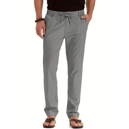 Pantaloni larghi con elastico in vita