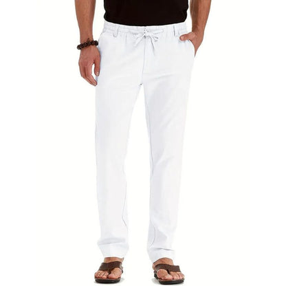 Pantaloni larghi con elastico in vita