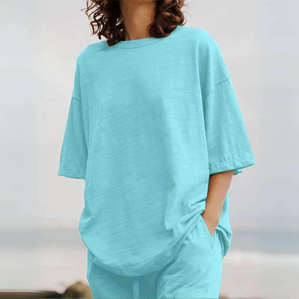 Zoë - Elegante set di lino in cotone
