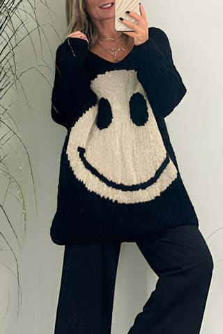 Maglia Smiley da donna