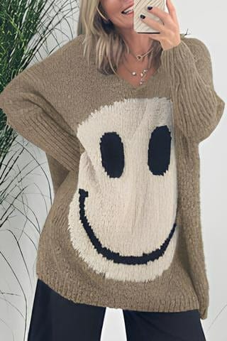 Maglia Smiley da donna