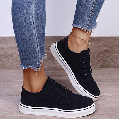 Scarpe vulcanizzate da donna, scarpe da ginnastica casual a punta