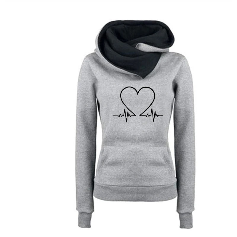 Anna - Felpa con cappuccio casual e di tendenza per donna
